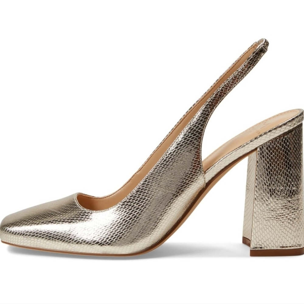 Marc Fisher Gold Onna Pumps Size 5.5